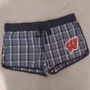 wisconsin badgers sideline sleep shorts-large NWOT